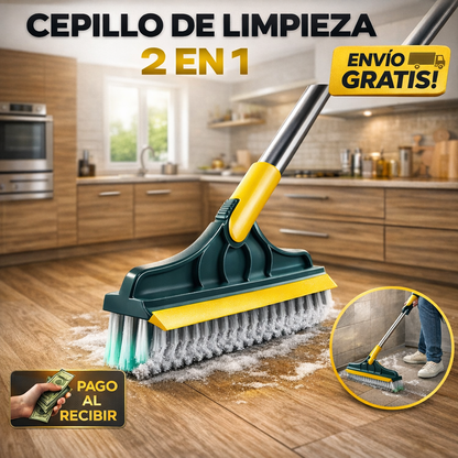Cepillo de limpieza 2 en 1 ajustable 120°