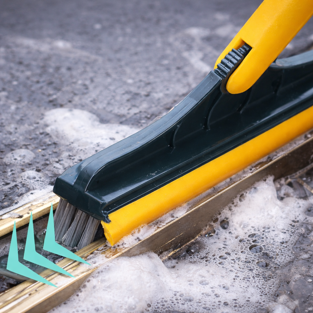 Cepillo de limpieza 2 en 1 ajustable 120°