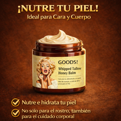 Crema Natural de Sebo de Res con Miel