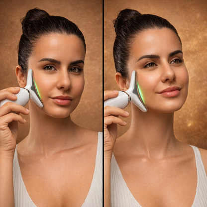 Masajeador Facial- Limpieza con 3 luces LED