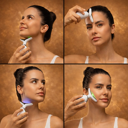 Masajeador Facial- Limpieza con 3 luces LED