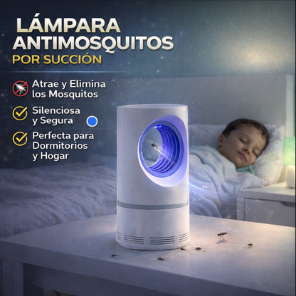 Lámpara Antimosquitos por succión