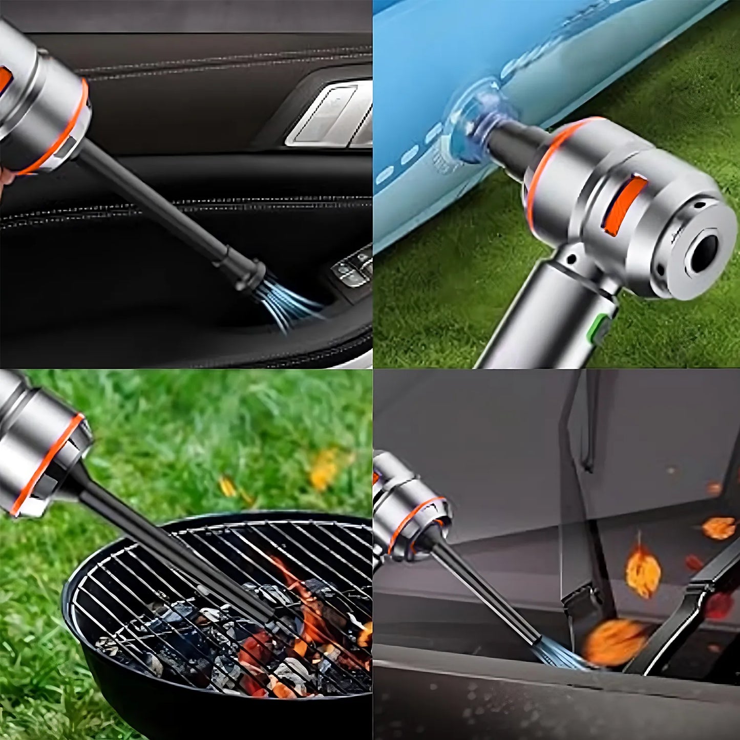 Mini Aspiradora Portátil TurboClean 2 en 1 – Potente, Recargable y Sin Cables