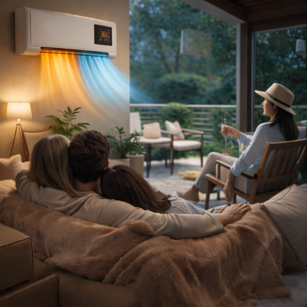 Mini aire acondicionado portátil 2 en 1