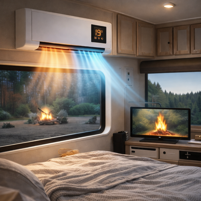 Mini aire acondicionado portátil 2 en 1